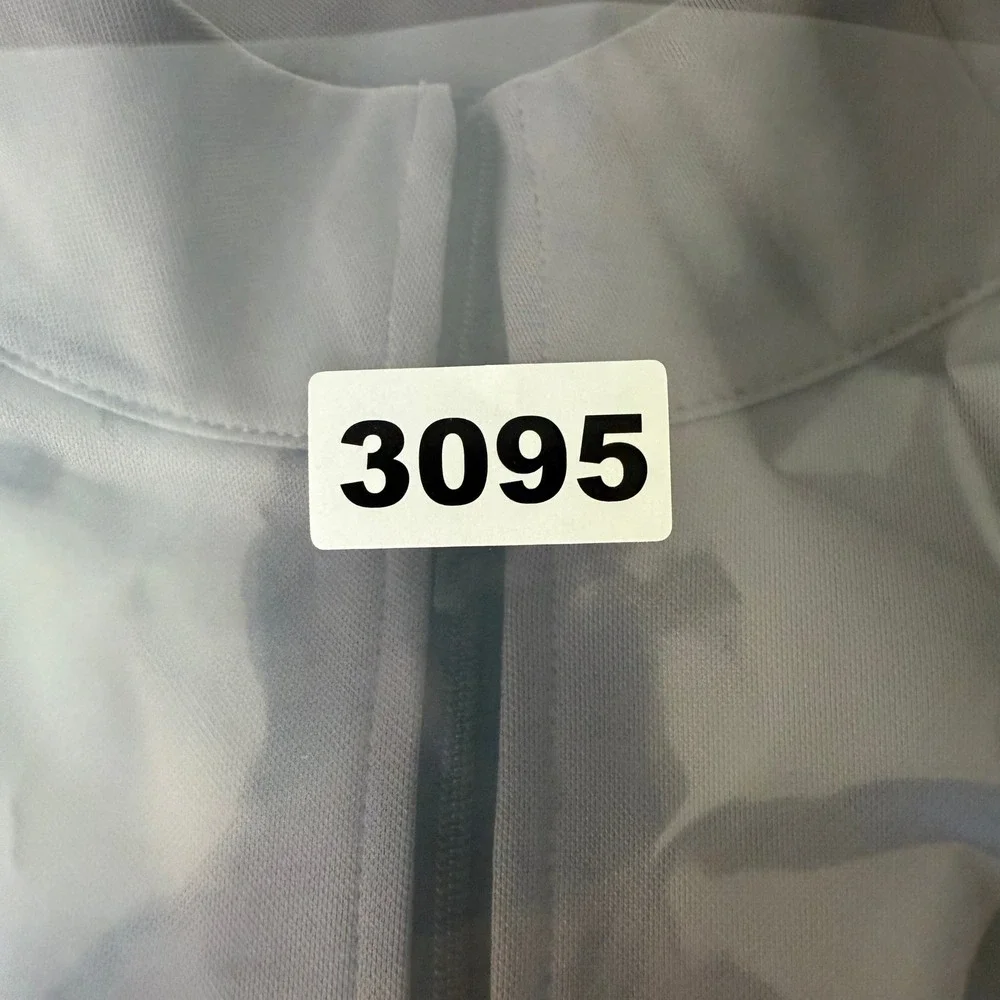 Nike Dri-FIT Mens Full Zip Jacket Grey Two Tone Training Mock Neck Medium #3095